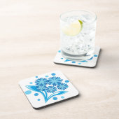 Original blaue Blumen Getränkeuntersetzer (Rechte Seite)