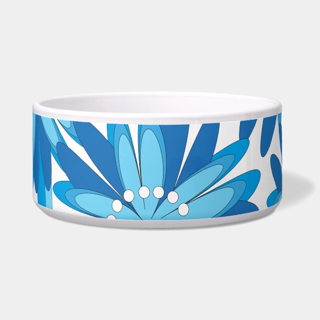 Original blaue Blumen Napf (Vorderseite)