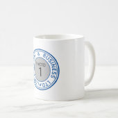 Original Blue Briefmarke Erstellen Sie Ihr eigenes Kaffeetasse (VorderseiteRechts)