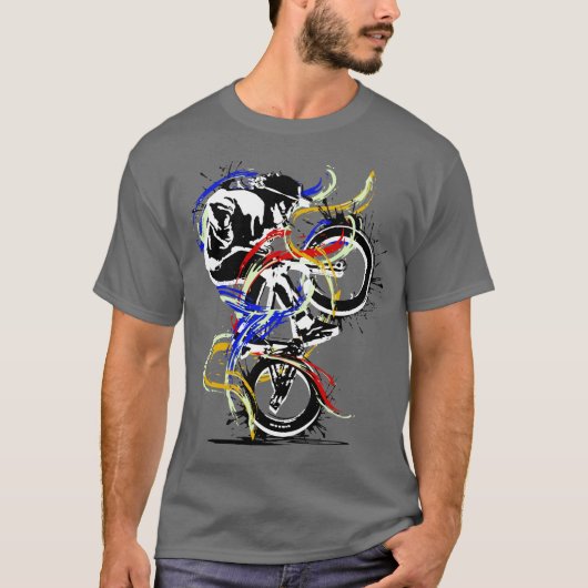 Original Bmx Flatland Old Skool T - Shirt (Vorderseite)