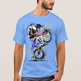 Original Bmx Flatland Rot Gelb T-Shirt