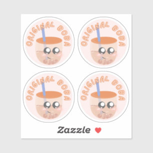 Original Boba- Pack 4 Aufkleber