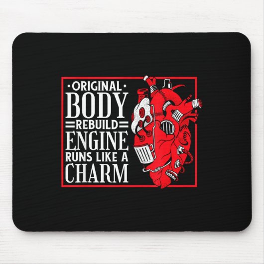 Original Body Rebuild Engine, Open Heart Surgery A Mousepad (Vorne)