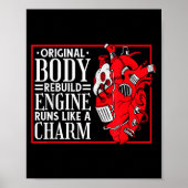 Original Body Rebuild Engine, Open Heart Surgery A Poster (Vorne)