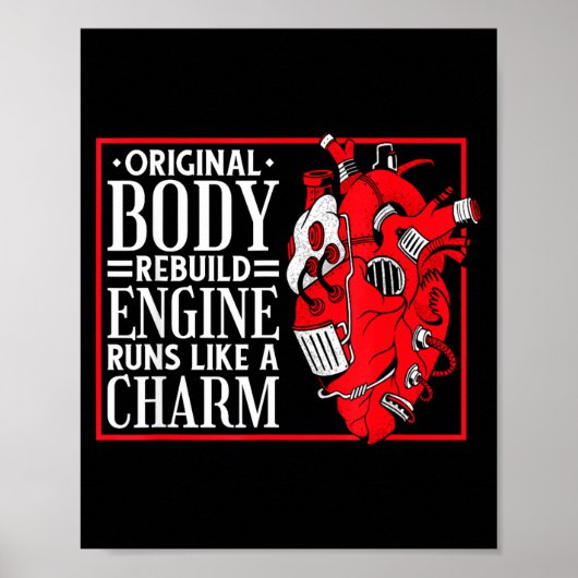 Original Body Rebuild Engine, Open Heart Surgery A Poster (Vorne)