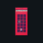 Original britischer Telefonkasten Leinwanddruck<br><div class="desc">Die rote Telefonbox in Großbritannien ist ein Retro-Symbol im Vereinigten Königreich.</div>