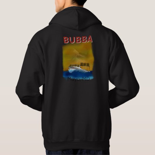 Original Bubba Hoodie Black (Rückseite)