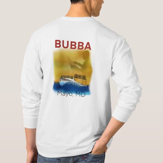 Original Bubba Long Sleeve Shirt Lt Grau (Rückseite)