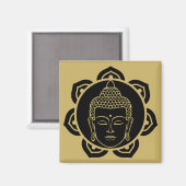 Original Buddha-Wohngestaltung Magnet (Vorderseite/Rückseite)