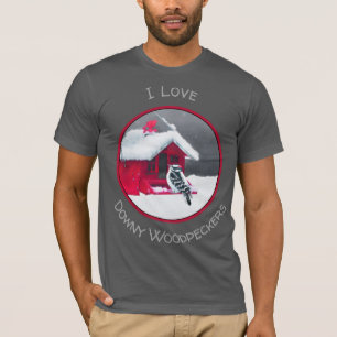 Original-Buntspecht-Gemälde - Originale Vogelkunst T-Shirt