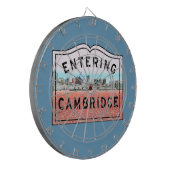 Original Cambridge Massachusetts unterschreiben Dartscheibe (Vorderseite Links)