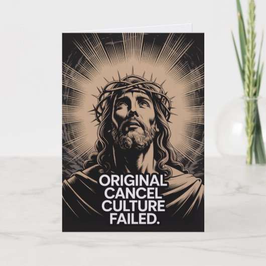 Original Cancel Culture Failed At The Tomb Easter  Karte (Vorderseite)