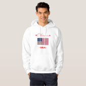 Original Champion USA Flag Classic Club Collection Hoodie (Vorne ganz)