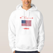 Original Champion USA Flag Classic Club Collection Hoodie (Vorderseite)