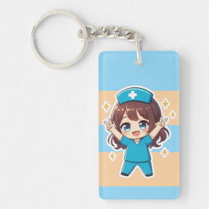 Original Chibi Krankenschwester 2.0 - Siegesgeist Schlüsselanhänger