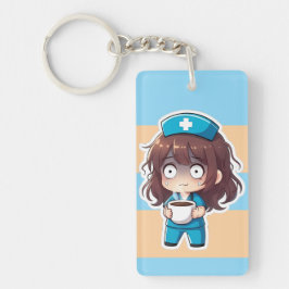 Original Chibi Krankenschwester 2.0 - Vollständige Schlüsselanhänger
