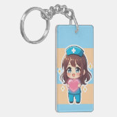 Original Chibi Nurse 2.0 - Heartfelt Care Schlüsselanhänger (Vorderseite links)