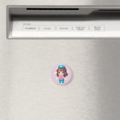 Original Chibi Nurse 2.0 - Herzliche Pflege Magnet (In Situ (Geschirrspüler))