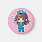 Original Chibi Nurse 2.0 - Precision Care Magnet (Vorne)