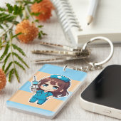 Original Chibi Nurse 2.0 - Precision Care Schlüsselanhänger (Vorderseite rechts)