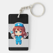 Original Chibi Nurse 2.0 - Precision Care Schlüsselanhänger (Rückseite)