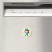 Original Chibi Nurse 2.0 - Puls der Freude Magnet (In Situ (Geschirrspüler))