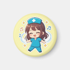 Original Chibi Nurse 2.0 - Puls der Freude Magnet