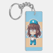 Original Chibi Nurse 2.0 - Total Burnout Schlüsselanhänger (Vorderseite links)