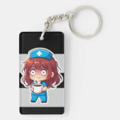 Original Chibi Nurse 2.0 - Total Burnout Schlüsselanhänger (Rückseite)