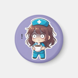 Original Chibi Nurse 2.0 - Vollständiger Burnout Magnet