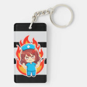 Original Chibi Nurse 3.0 - Angry Schlüsselanhänger (Rückseite)