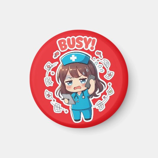 Original Chibi Nurse 3.0 - Busy Magnet (Vorne)