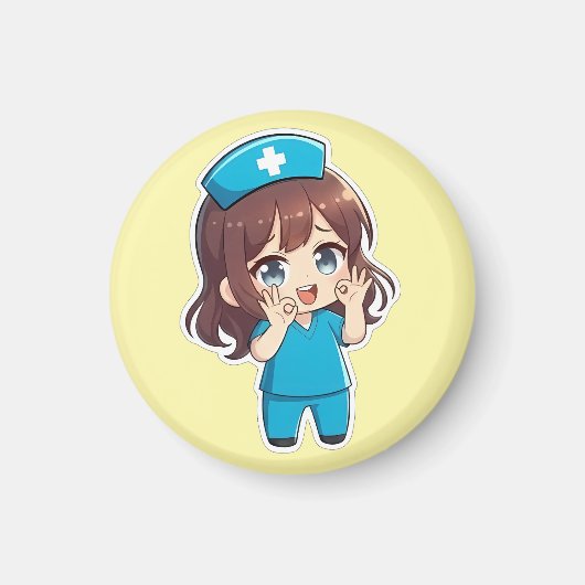 Original Chibi Nurse 3.0 - Ok Magnet (Vorne)