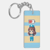 Original Chibi Nurse 3.0 - Powerless Schlüsselanhänger (Vorderseite links)