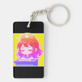 Original Chibi Nurse - A little Exhaustion Schlüsselanhänger (Rückseite)