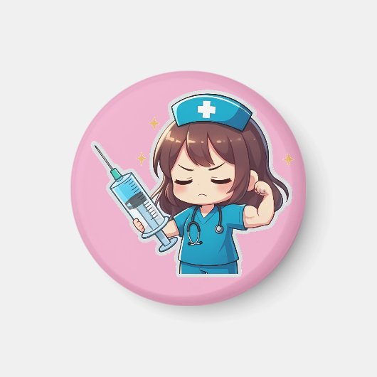 Original Chibi Nurse - Medical Power Magnet (Vorne)