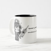 Original Chibi Nurse - Medical Power Zweifarbige Tasse (Vorderseite Links)