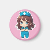 Original Chibi Nurse - Professional Calm Magnet (Vorne)