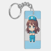 Original Chibi Nurse - Professionelle Ruhe Schlüsselanhänger (Vorderseite links)