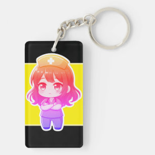 Original Chibi Nurse - Professionelle Ruhe Schlüsselanhänger