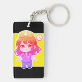 Original Chibi Nurse - Racing Against Time Schlüsselanhänger (Rückseite)