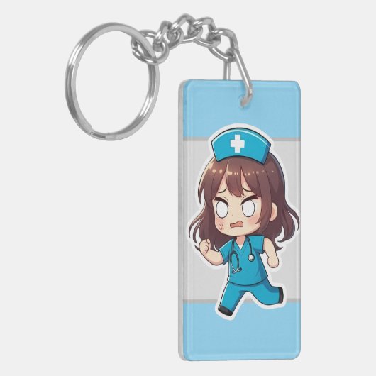 Original Chibi Nurse - The Hectic Shift Schlüsselanhänger (Vorderseite links)