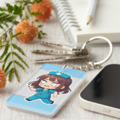 Original Chibi Nurse - The Hectic Shift Schlüsselanhänger (Vorderseite rechts)