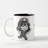 Original Chibi Nurse - The Hectic Shift Zweifarbige Tasse (Links)