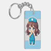Original Chibi Nurse - The Midnight Hush Schlüsselanhänger (Vorderseite links)