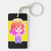 Original Chibi Nurse - The Questioning Moment Schlüsselanhänger (Rückseite)