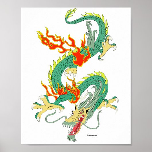 Original Chinese Dragon Poster (Vorne)