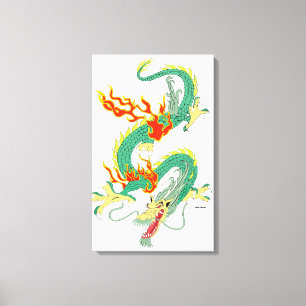 Original Chinesische Dragon-Leinwand Leinwanddruck