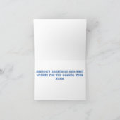 ORIGINAL CHRISTMAS ART KARTE (Innenseite)