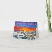 ORIGINAL CHRISTMAS ART KARTE (Vorderseite)